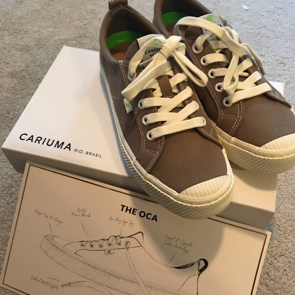 Cariuma sneakers hand made in Brazil.